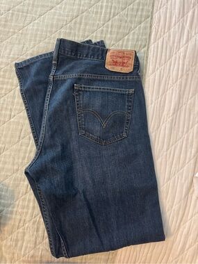 Levi's Men's Indigo Straight-Leg Jeans
